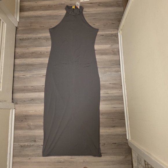 Daisy Charcoal Sleeveless Maxi Full Dress. With Slip Size 2XL - Picture 3 of 10